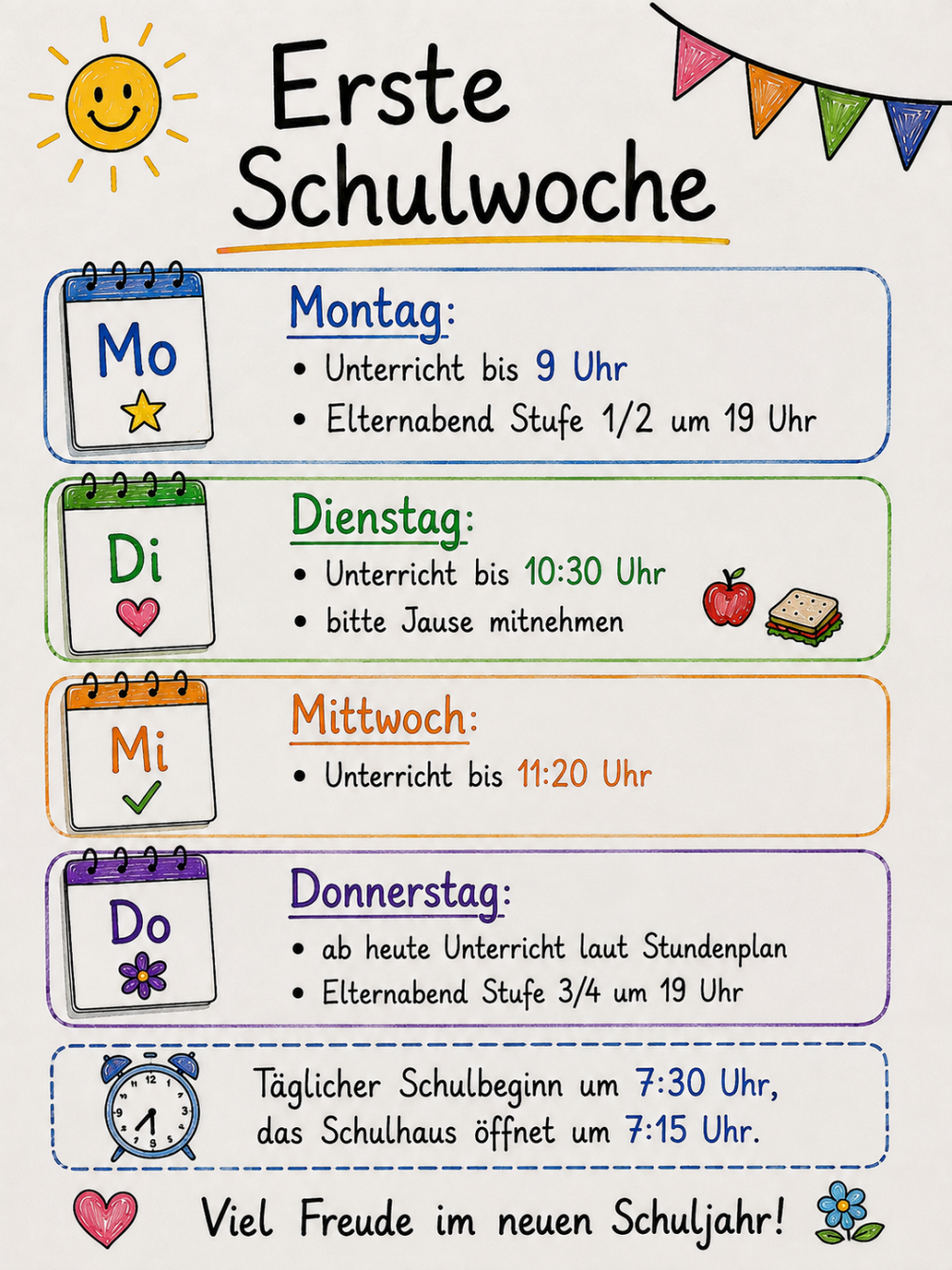 schulbeginn