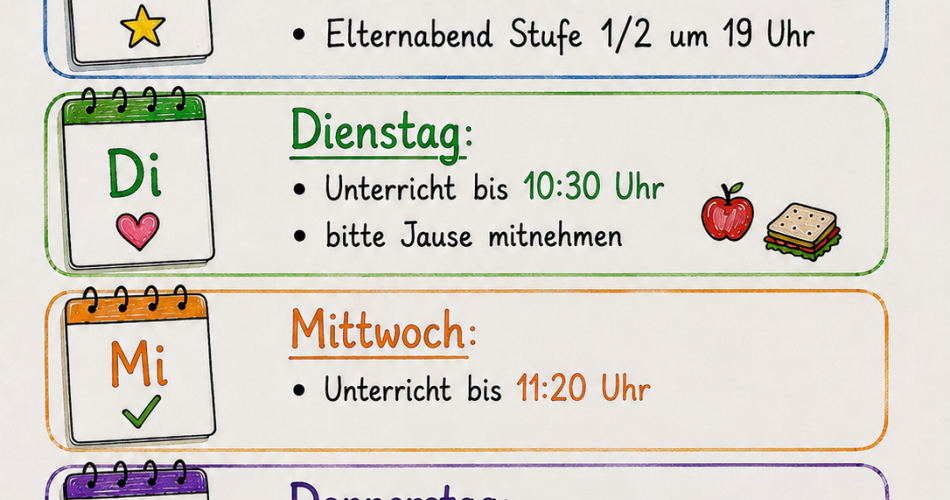 schulbeginn
